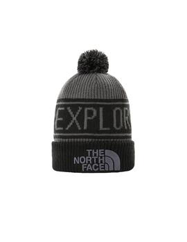 Gorro The North Face Retro Pom Beanie Gris Unisex