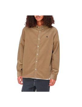 Camisa Carhartt WIP Madison Fine Marron Hombre