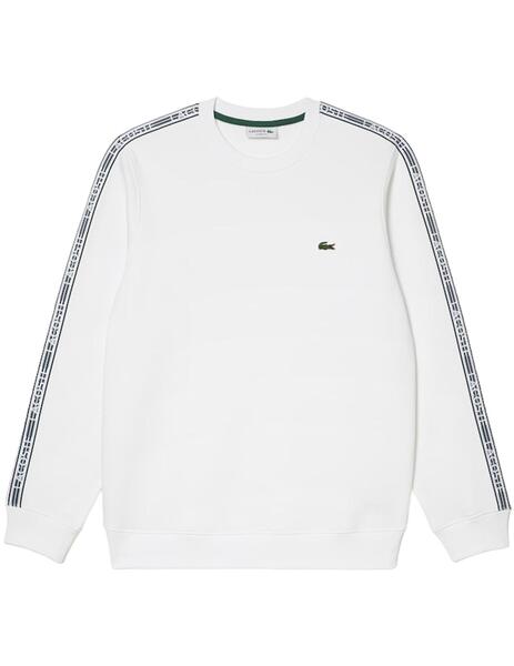 Sudadera lacoste blanca hot sale