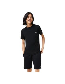 Camiseta Clásica Lacoste Negro Hombre