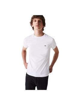 Camiseta Clásica Lacoste Blanco Hombre