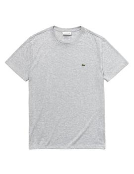 Camiseta Clásica Lacoste Gris Hombre