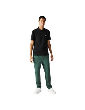 Polo Slim Fit Lacoste Negro Hombre