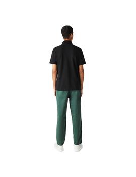 Polo Slim Fit Lacoste Negro Hombre