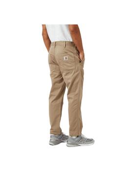 Pantalón Carhartt WIP Abbott Beige Hombre