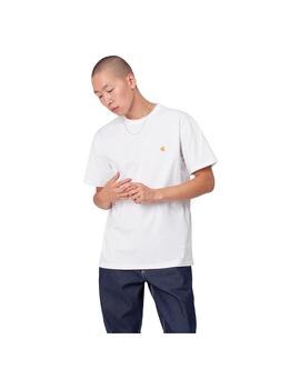 Camiseta Carhartt WIP Chase Blanco Unisex