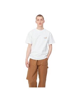 Camiseta Carhartt WIP American Script Blanco Unisex