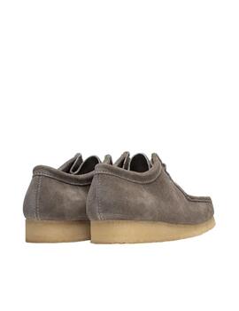 Zapato Clarks Wallabee Gris Hombre