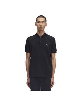 Polo Fred Perry Plain Negro Hombre