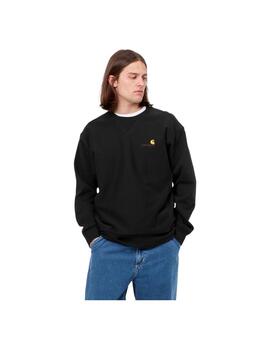 Sudadera Carhartt WIP American Script Negro Unisex