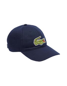 Gorra Logo Lacoste Marino Unisex