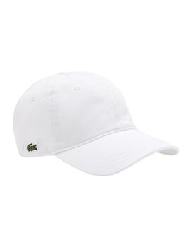 Gorra Lacoste Logo Lateral Blanco Unisex