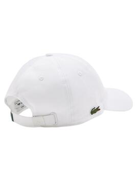 Gorra Lacoste Logo Lateral Blanco Unisex