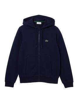 Sudadera Lacoste Canguro Marino Hombre