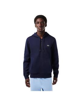 Sudadera Lacoste Canguro Marino Hombre