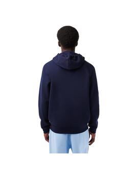 Sudadera Lacoste Canguro Marino Hombre