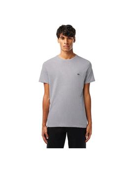 Camiseta Lacoste Pima Gris Hombre