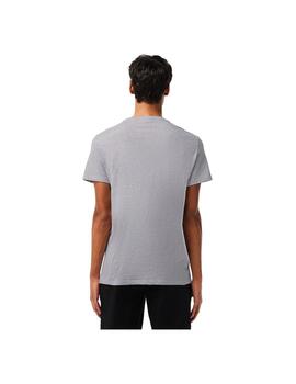 Camiseta Lacoste Pima Gris Hombre