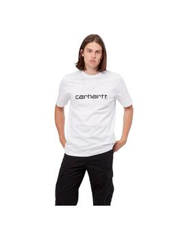 Camiseta Carhartt WIP Script Blanco Hombre