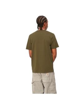 Camiseta Carhartt Wip Script Verde Unisex