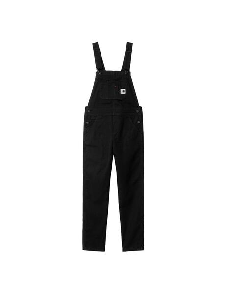 Peto Carhatt Wip Overall Straight Negro Mujer