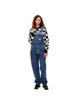 Peto Carhartt Wip Overall Straight Azul Mujer