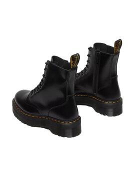 Bota Dr. Martens Jadon Polished Smooth Negro Mujer