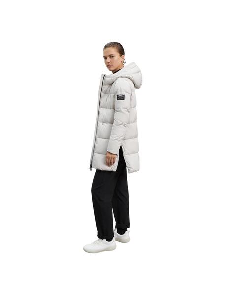 Parka Ecoalf blanca para mujer