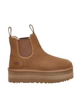 Bota Ugg Neumel Platform Chelsea Marrón Mujer