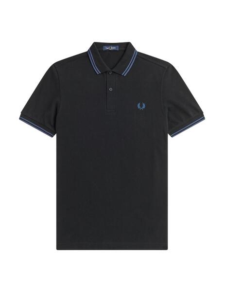 Polo negro fred perry online