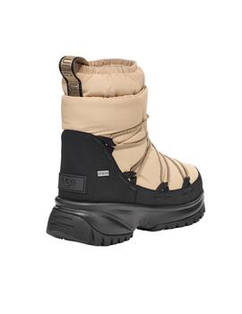 Bota Ugg Yose Puffer Mid Beige Mujer