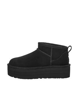 Bota Ugg Classic Ultra Mini Platform Negro Mujer