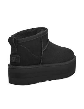 Bota Ugg Classic Ultra Mini Platform Negro Mujer