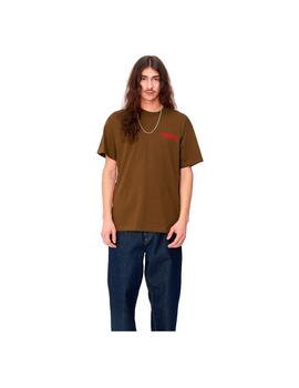 Camiseta Carhartt S/S Rocky Marrón Hombre