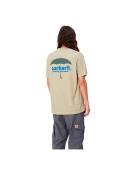 Camiseta Carhartt S/S Covers Beige Hombre