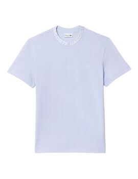 Camiseta Lacoste Logo Azul  Hombre