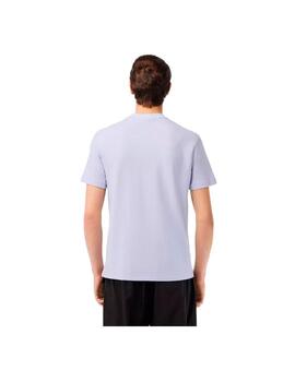 Camiseta Lacoste Logo Azul  Hombre