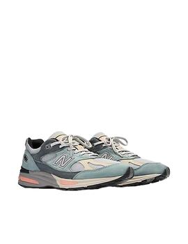 Zapatilla New Balance MADE in UK 991v2 Azul Hombre