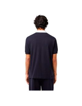 Polo Lacoste Original Insignia Azul Hombre