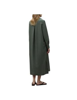 Vestido Ecoalf Onixalf Verde Mujer