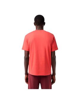 Camiseta Lacoste Clásica Coral Hombre