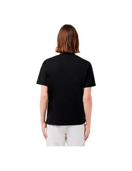 Camiseta Lacoste Clásica Negra Hombre