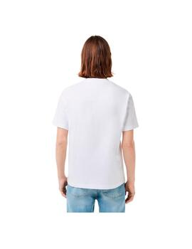 Camiseta Lacoste Clásica Blanca Hombre