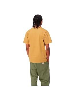 Camiseta Carhartt S/S Chase Ocre Hombre