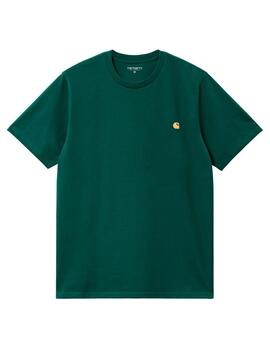 Camiseta Carhartt S/S Chase Verde Hombre