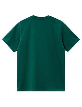 Camiseta Carhartt S/S Chase Verde Hombre