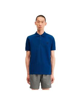 Polo Fred Perry Plain Azul Hombre 