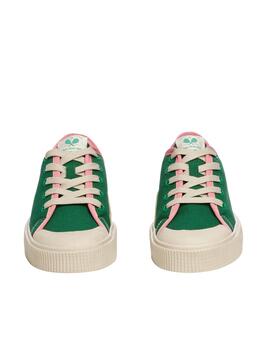 Zapatilla Sanjo STC 70 Low Verde/Rosa Unisex