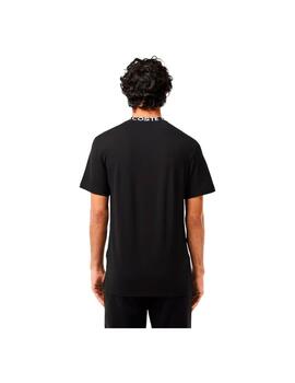 Camiseta Lacoste Logo Negro Unisex