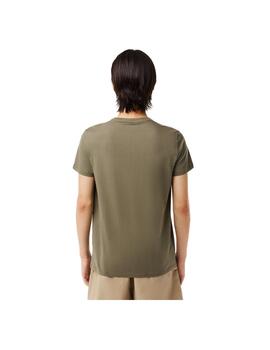 Camiseta Lacoste Kaki Hombre